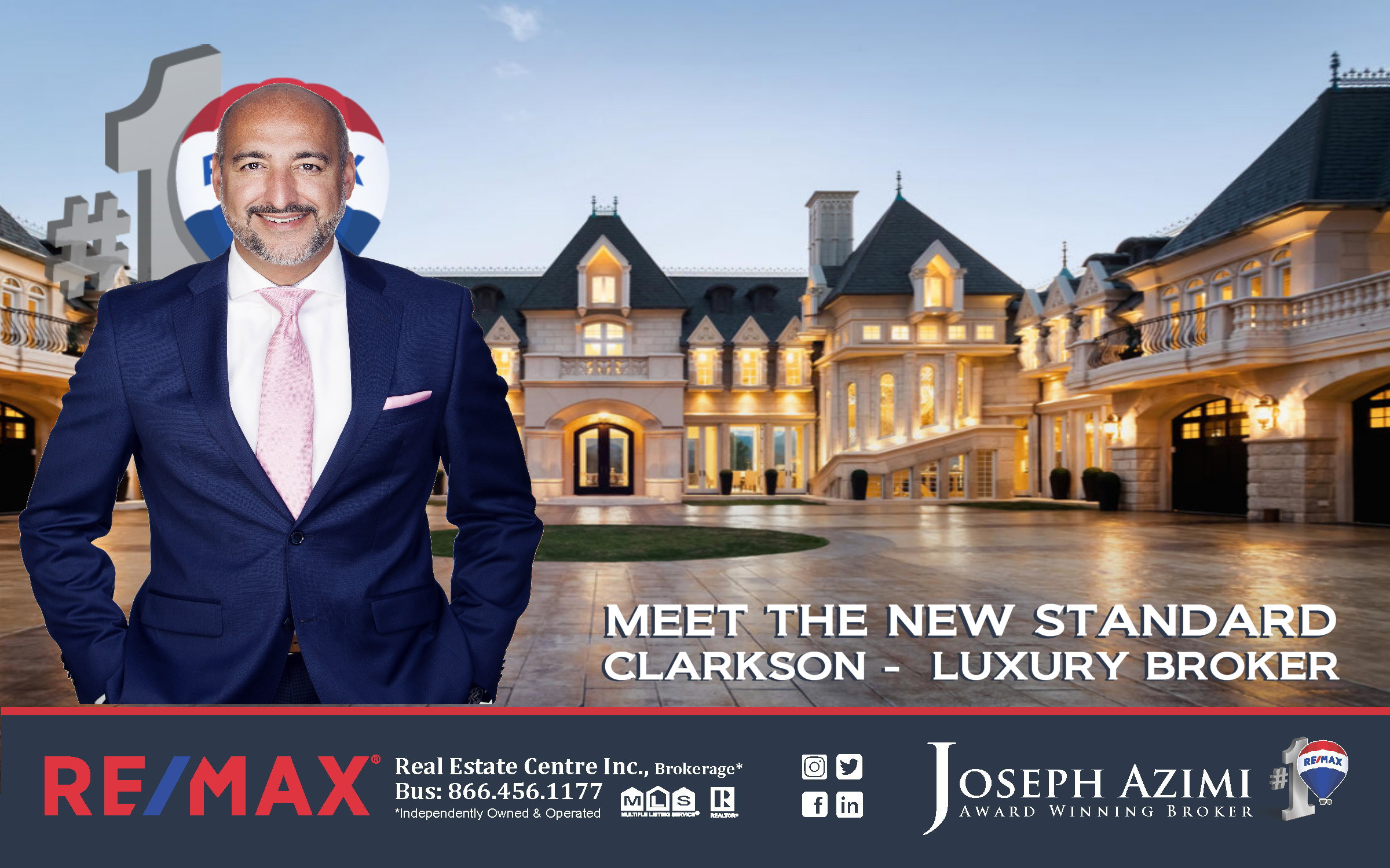 CLARKSON TOP LUXURY REAL ESTATE AGENT BROKER JOSEPH AZIMI